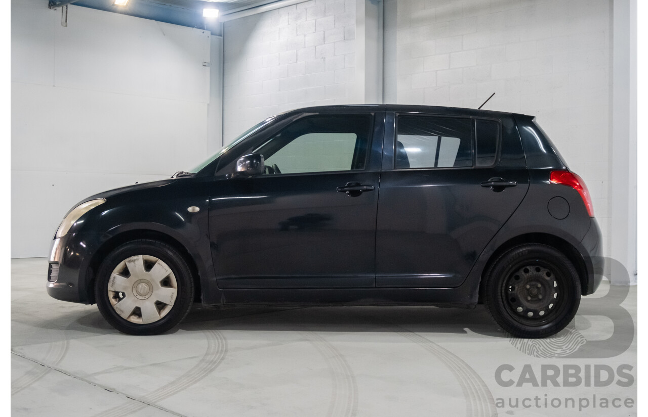 10/2009 Suzuki Swift EZ 07 Update 5d Hatchback Black 1.5L