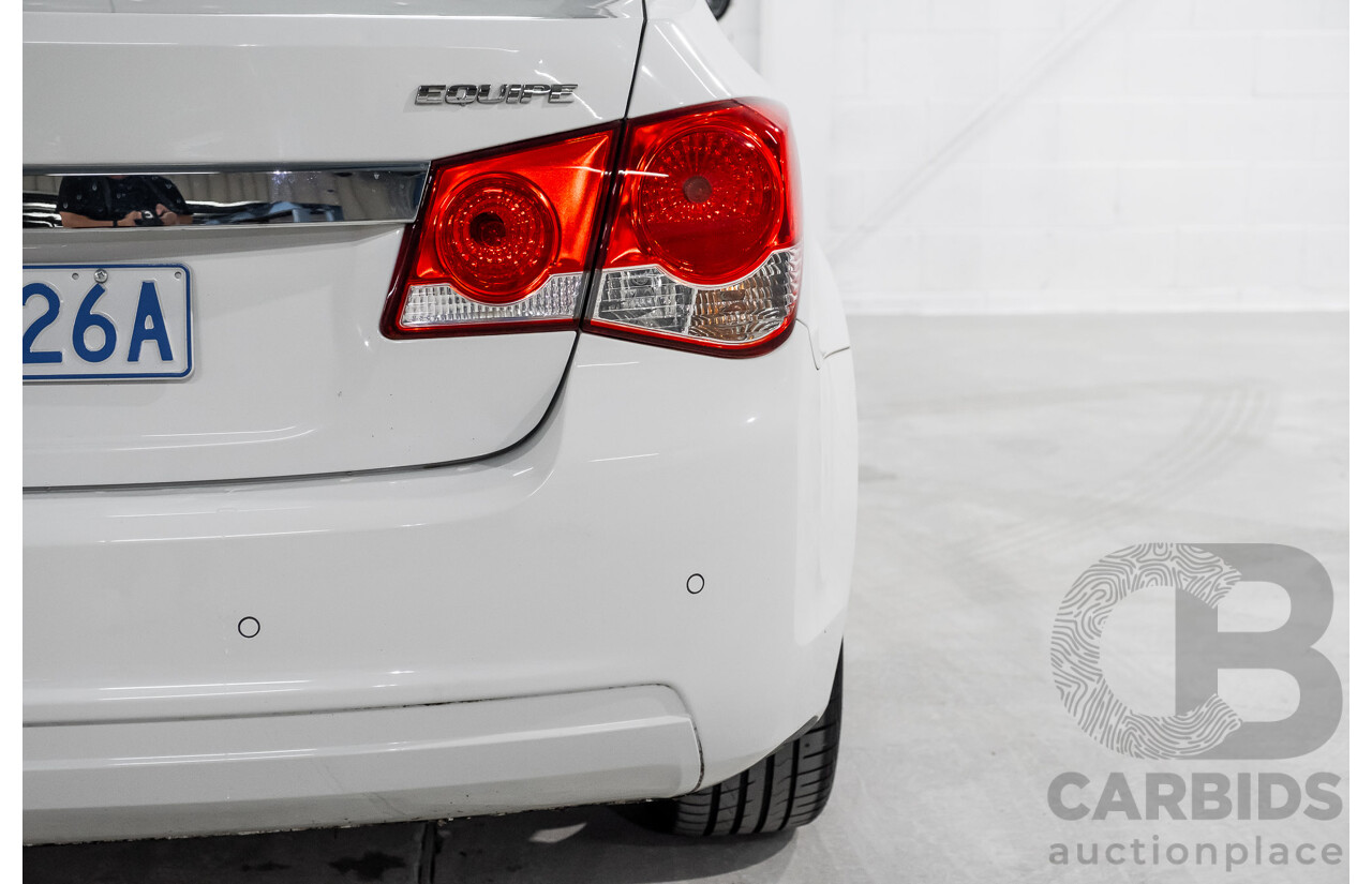 9/2015 Holden Cruze Equipe JH MY15 4d Sedan White 1.8L