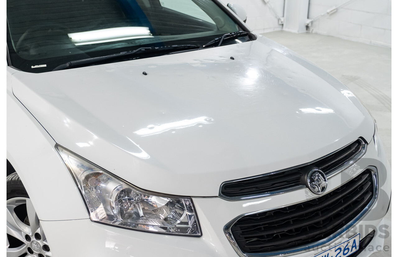 9/2015 Holden Cruze Equipe JH MY15 4d Sedan White 1.8L