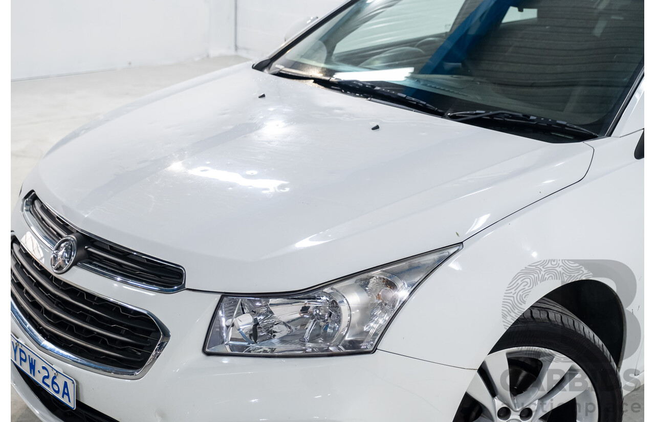 9/2015 Holden Cruze Equipe JH MY15 4d Sedan White 1.8L