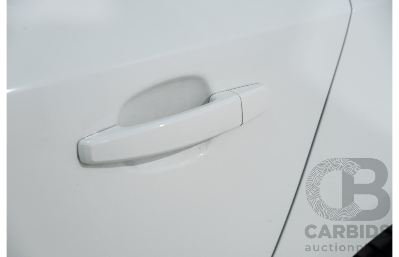 9/2015 Holden Cruze Equipe JH MY15 4d Sedan White 1.8L