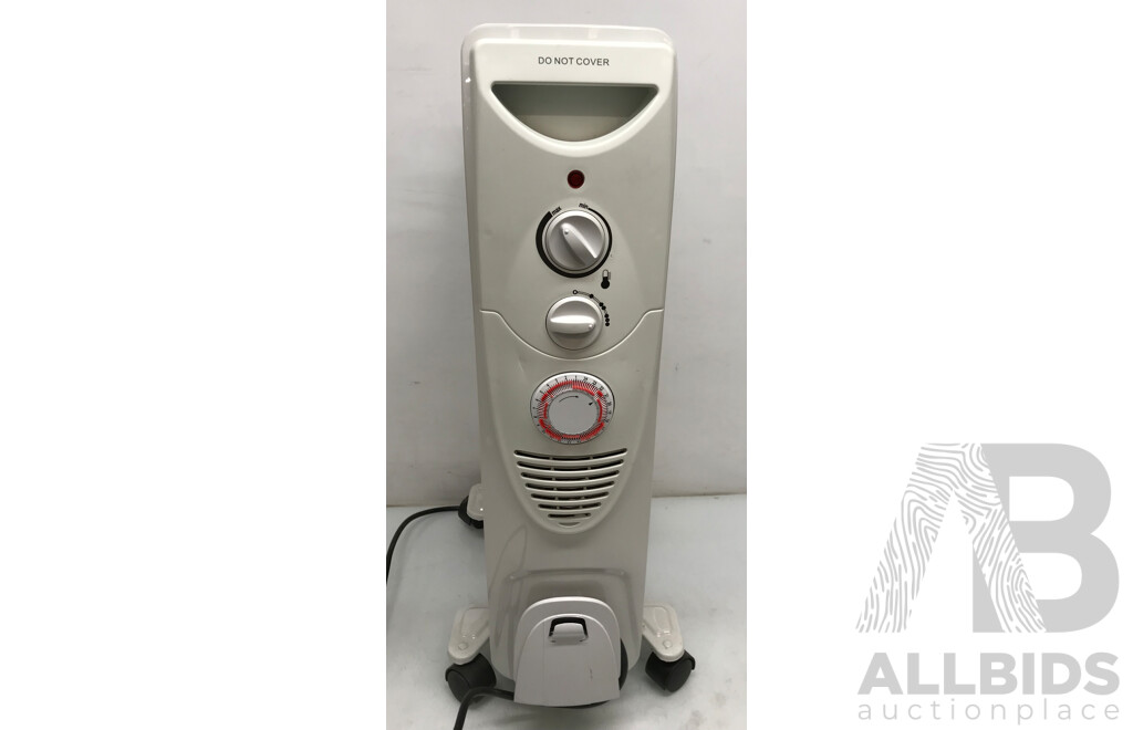 Lumina (CYB40-7T) Oil Heater and Easy Home 7 Fin Oil Column Heater - Lot of 2