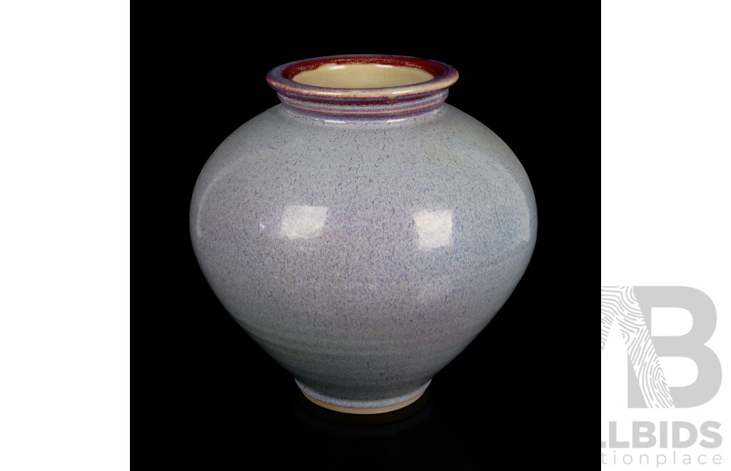 Retro Australian Studio Pottery Vase by Fergus Stewart