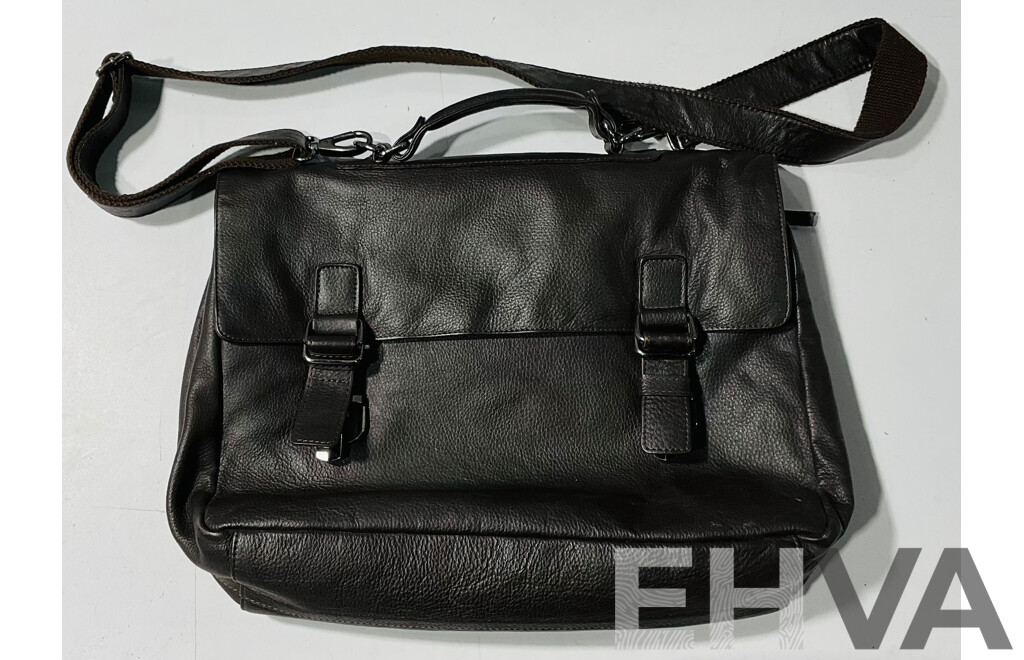 Manzoni leather satchel shop