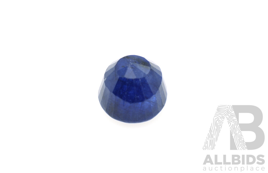 Natural Corundum Sapphire, Blue/Green in Colour Unset Oval Cut Gemstone, 6.45ct