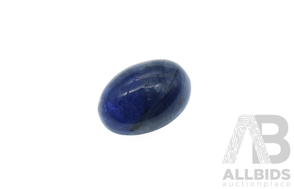 Tanzanite Oval Cabochon Unset Gemstone, 4.35ct