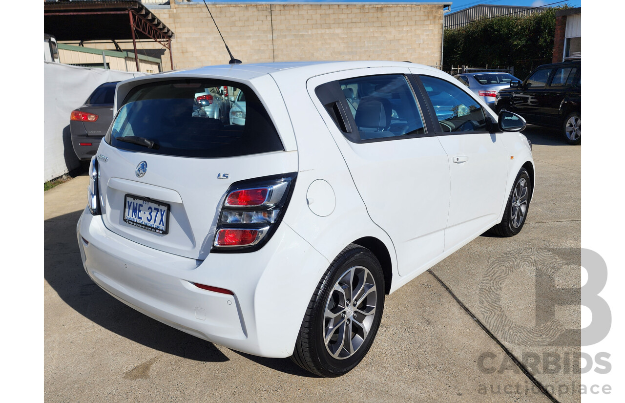 08/2017 Holden Barina LS FWD TM MY17 5D Hatchback White 1.6L