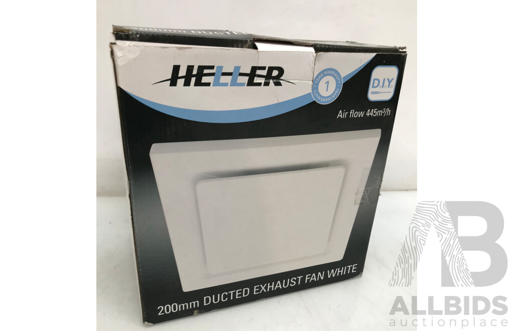 Heller 200mm Ducted Exhaust Fan