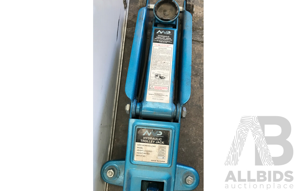 Pro-lift Hydraulic Trolley Jack 1900kg