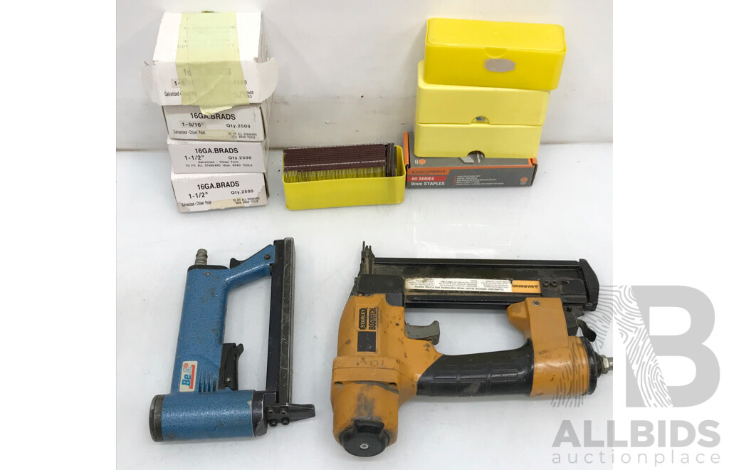 Stanley Bostitch Gauge Brad Nailer, Staple Gun, and More