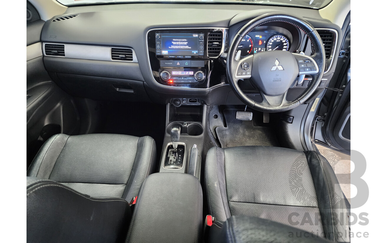 10/2014 Mitsubishi Outlander ASPIRE (4x4) AWD ZJ MY14 4D Wagon Grey 2.3L