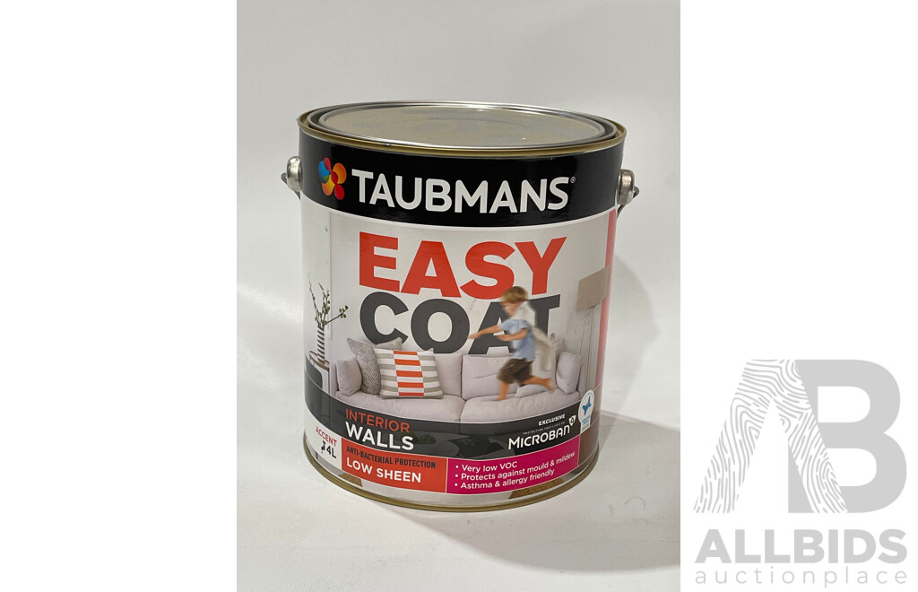 TAUBMANS Easy Coat Low Sheen for Interior Walls 4L Accent