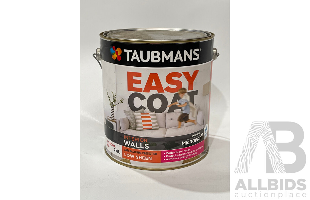 TAUBMANS Easy Coat Low Sheen for Interior Walls 4L Red