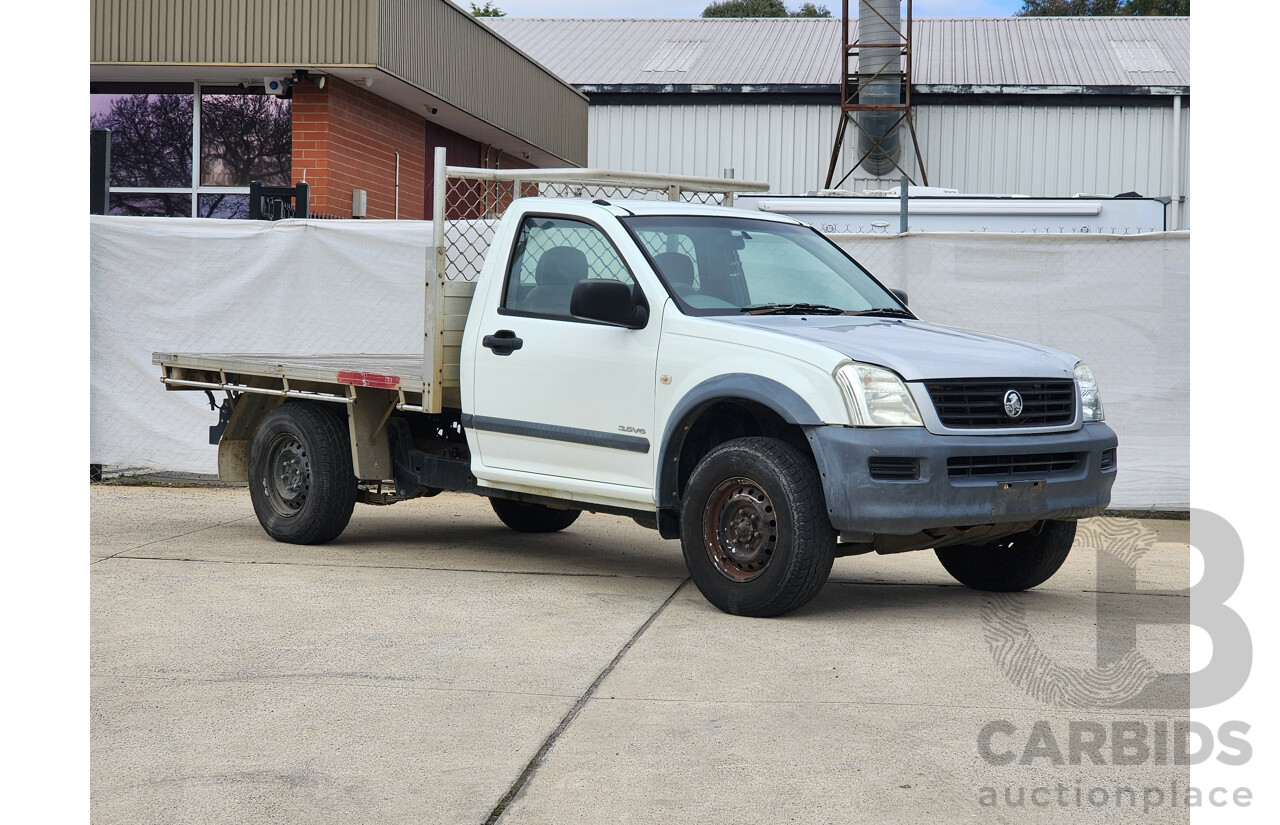 10/2004 Holden Rodeo LX RWD RA C/Chas White 3.5L