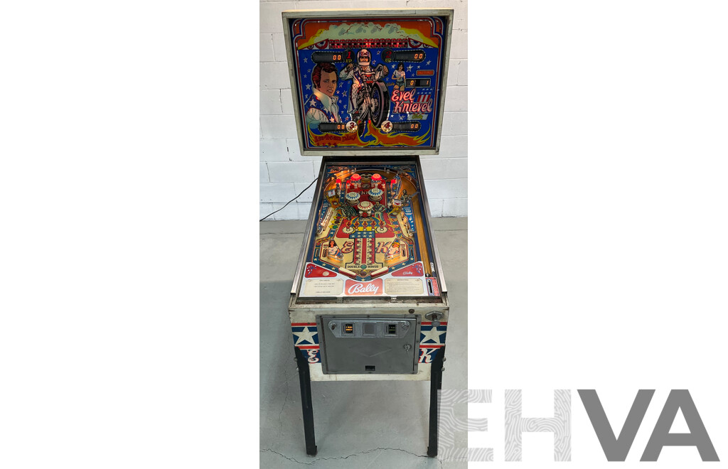 Evel Knievel Pinball Machine by Bally