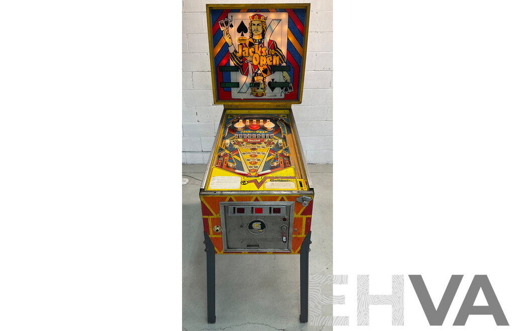 JACKS to OPEN 1984 (Gottlieb) Pinball Machine
