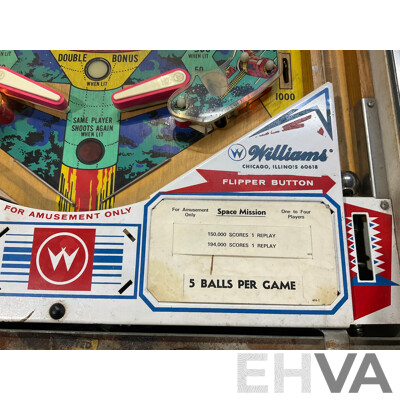 Space Mission by Williams Electronic Games Pinball Machine