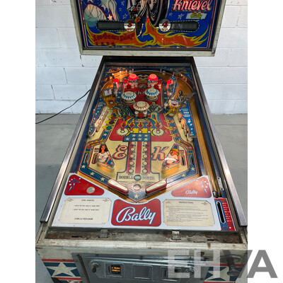 Evel Knievel Pinball Machine by Bally