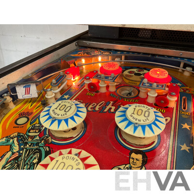Evel Knievel Pinball Machine by Bally