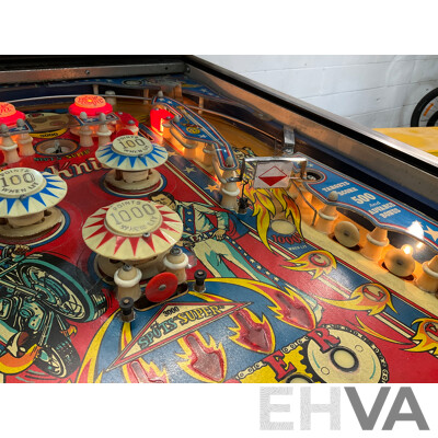 Evel Knievel Pinball Machine by Bally