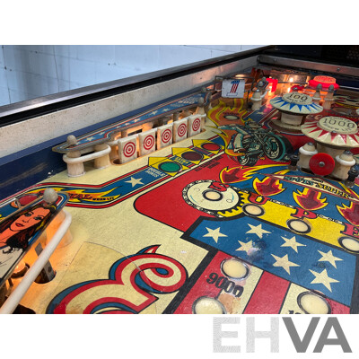 Evel Knievel Pinball Machine by Bally