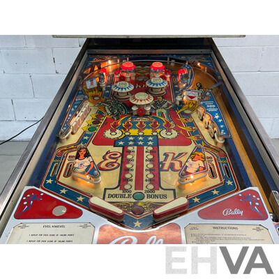 Evel Knievel Pinball Machine by Bally