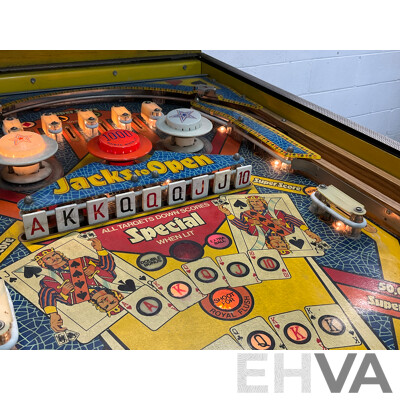 JACKS to OPEN 1984 (Gottlieb) Pinball Machine