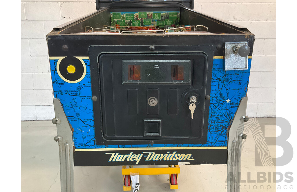 Harley Davidson Pinball Machine