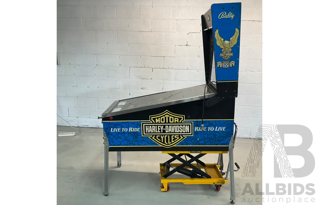Harley Davidson Pinball Machine