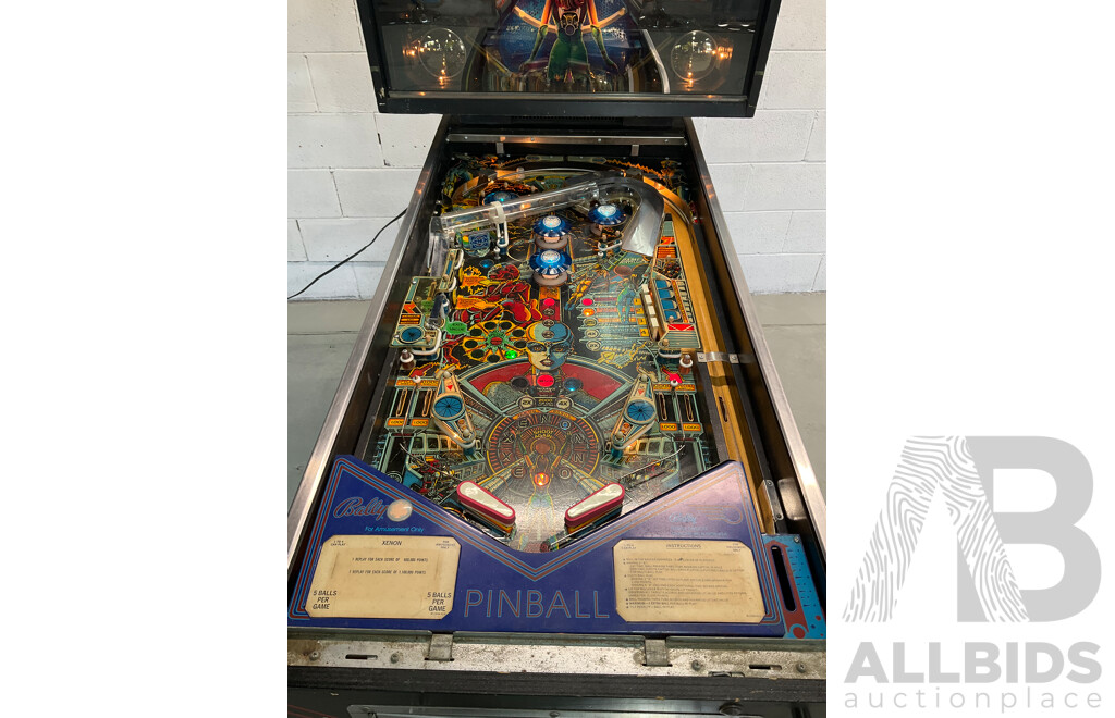 Xenon Pinball Machine by Bally - Lot 1542171 | ALLBIDS