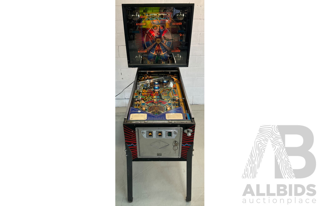 Xenon Pinball Machine by Bally