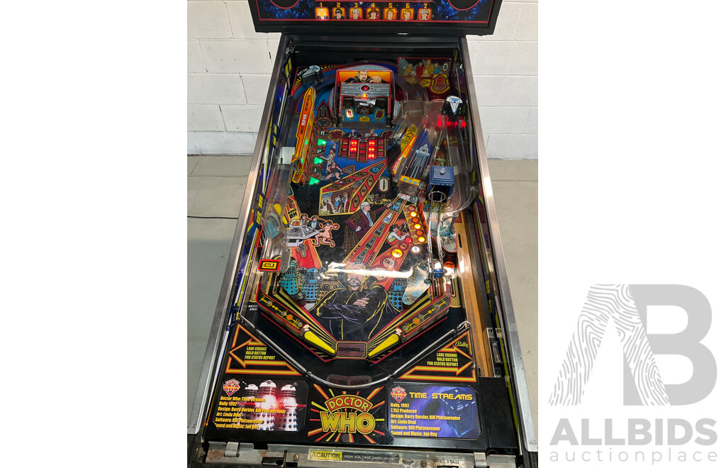 Doctor Who Pinball Machine by Bally