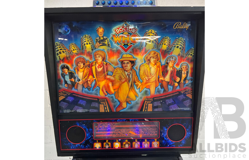 Doctor Who Pinball Machine by Bally