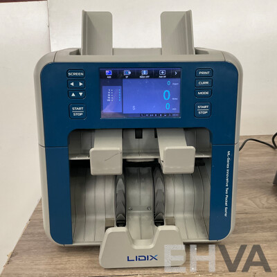 LIDIX ML-2V ML-2V Mixed Banknote Value Counter/Sorter Plus Counterfeit Detection - ORP$4,999.00