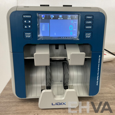 LIDIX ML-2V Mixed Banknote Value Counter/Sorter Plus Counterfeit Detection - ORP$4,999.00