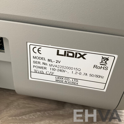 LIDIX ML-2V Mixed Banknote Value Counter/Sorter Plus Counterfeit Detection - ORP$4,999.00