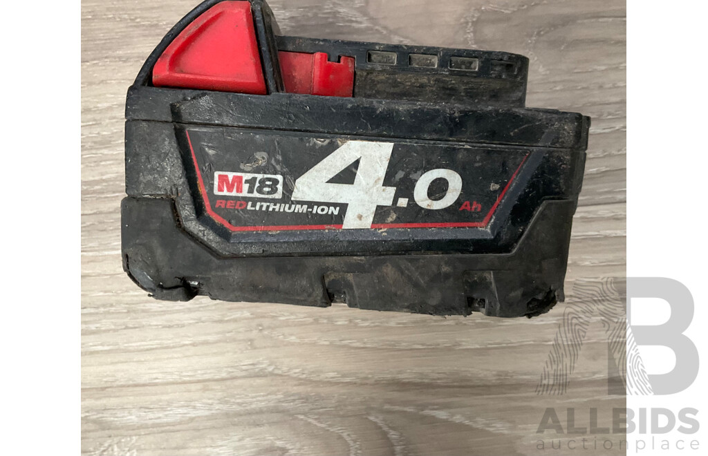 Assorted of MILWANKEE  Power Tools/Battery - Lot of 5