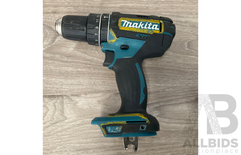 MAKITA DHP482 Compact  Hammer Drill X2 & DHP486 Hammer Drill Dirver with 2 Batteries