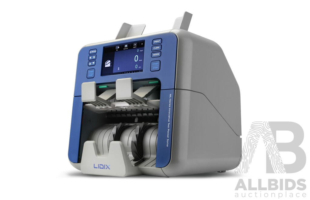 LIDIX ML-2V Mixed Banknote Value Counter/Sorter Plus Counterfeit Detection - ORP$4,999.00