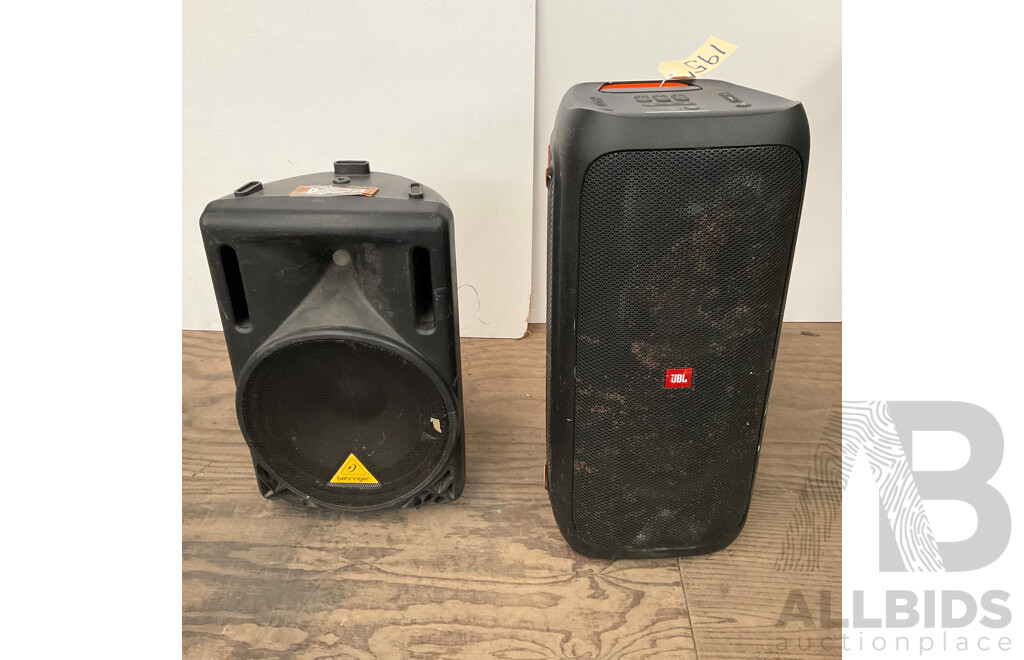 JBLParty Box 310 Speaker  & BEHRINGER Speaker System