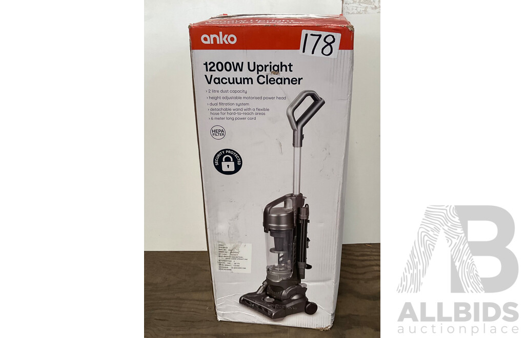 ANKO 1200W Upright Vacuum Cleaner