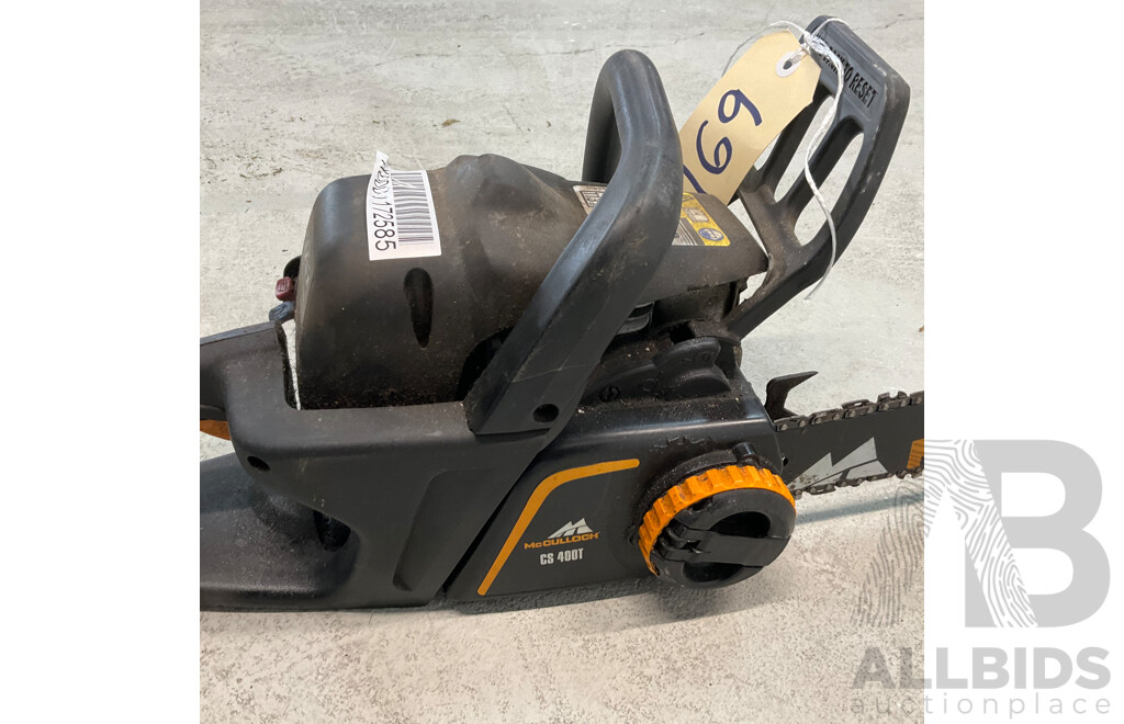MCCULLOCH CS 400T Chainsaw
