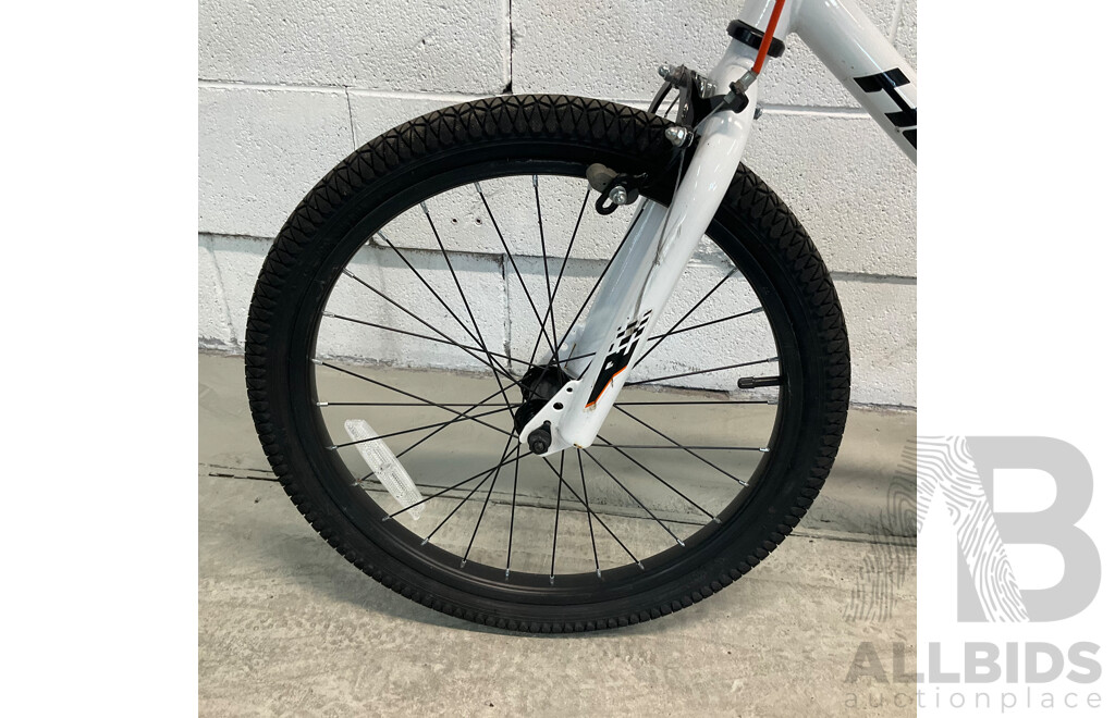 HUFFY 50cm ZRX Bike for Boys Gloss White (30cm Frame)
