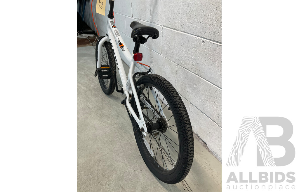 HUFFY 50cm ZRX Bike for Boys Gloss White (30cm Frame)
