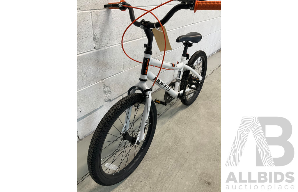 HUFFY 50cm ZRX Bike for Boys Gloss White (30cm Frame)