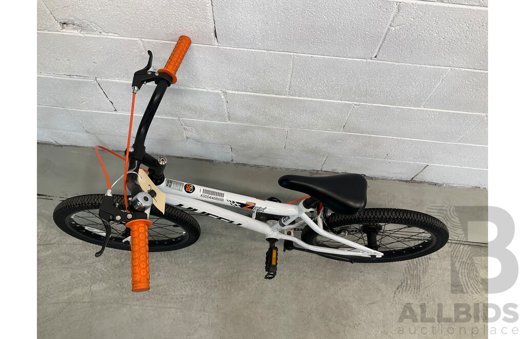 HUFFY 50cm ZRX Bike for Boys Gloss White (30cm Frame)