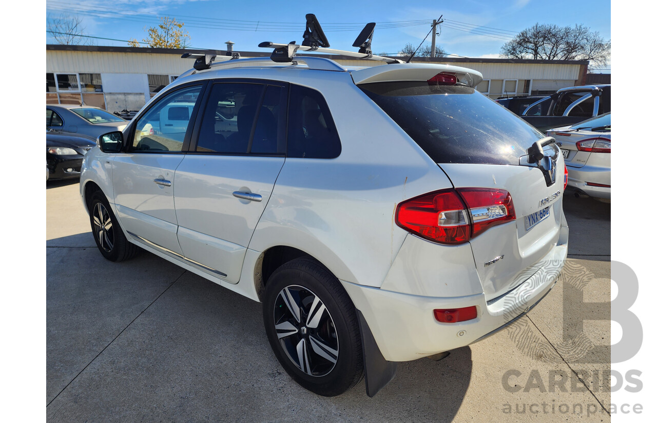 07/2016 Renault Koleos BOSE SE (4x2) FWD H45 MY15 4D Wagon White 2.5L