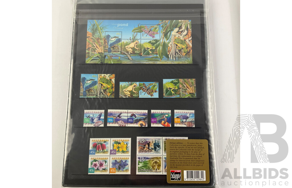 Australian 'The Collection' of Australian Stamps Including Years 1998, 1999 and 2000