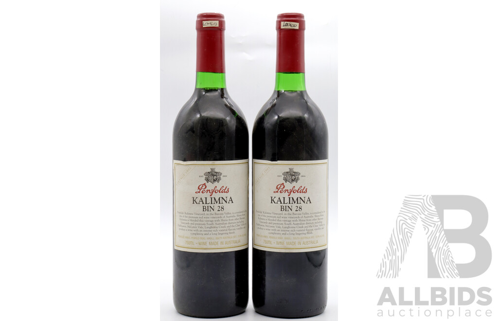 Penfolds Kalimna Bin 28 Vintage 1995 X 2