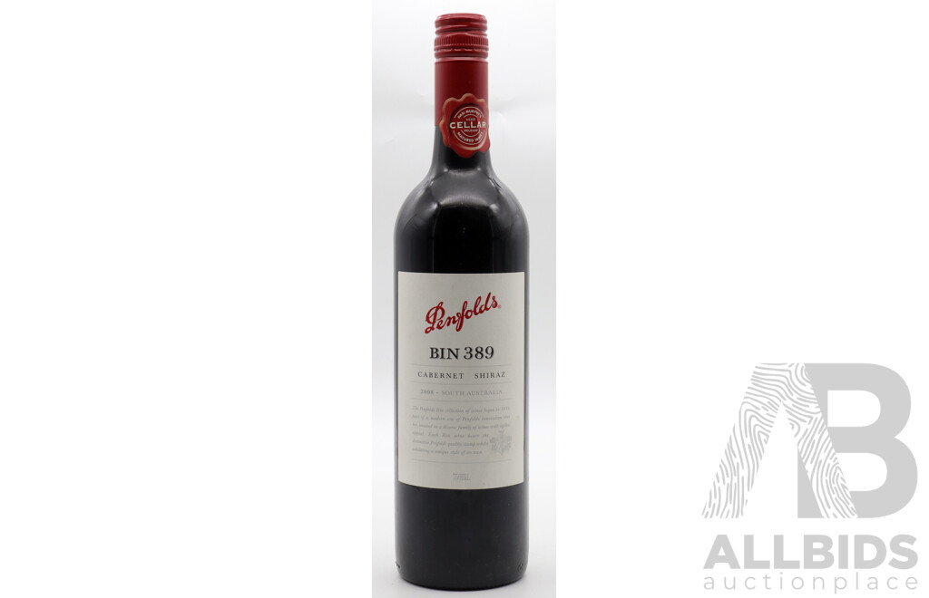 Penfolds Bin 389 Cabernet Shiraz Vintage 2008